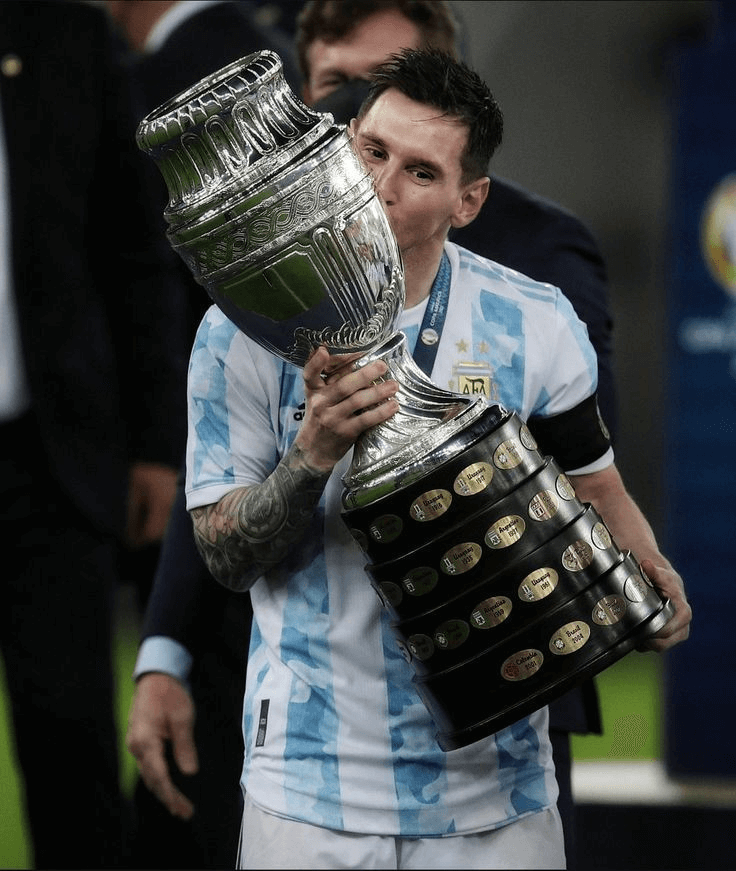 copa america - messi argentina jersey