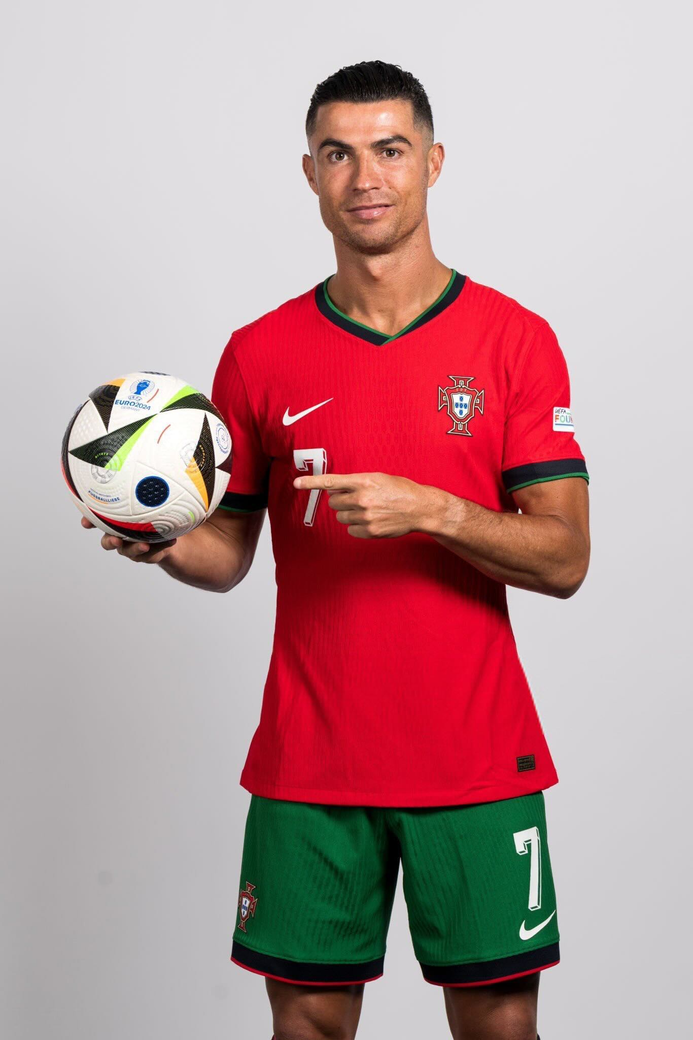 Ronaldo OFFICIAL UEFA EURO 2024 photo shoot: