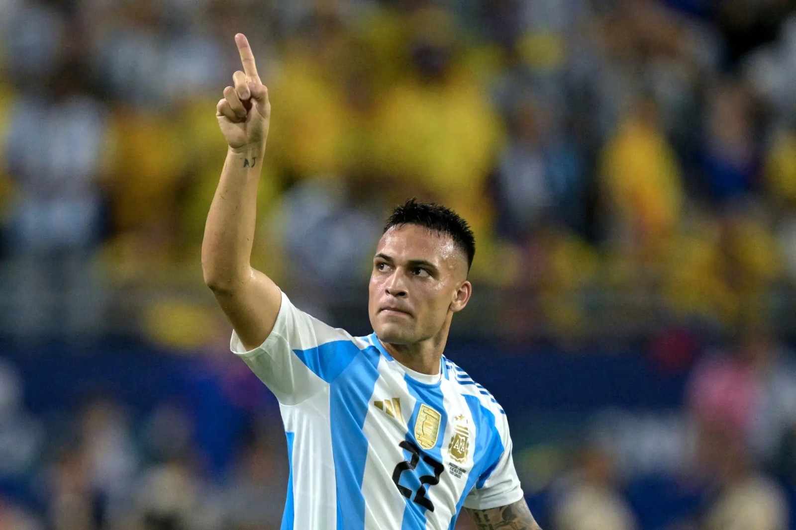 Lautaro Martinez playing in Argentina Team 2024